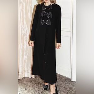 🌸NEW ANTONIO MELANI x born On Fifth Black Wall Bow Detail Sz 6 NEW WITH TAGS.